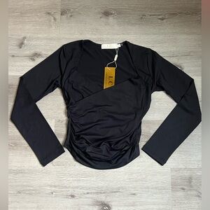 Black Long Sleeve Women's Top